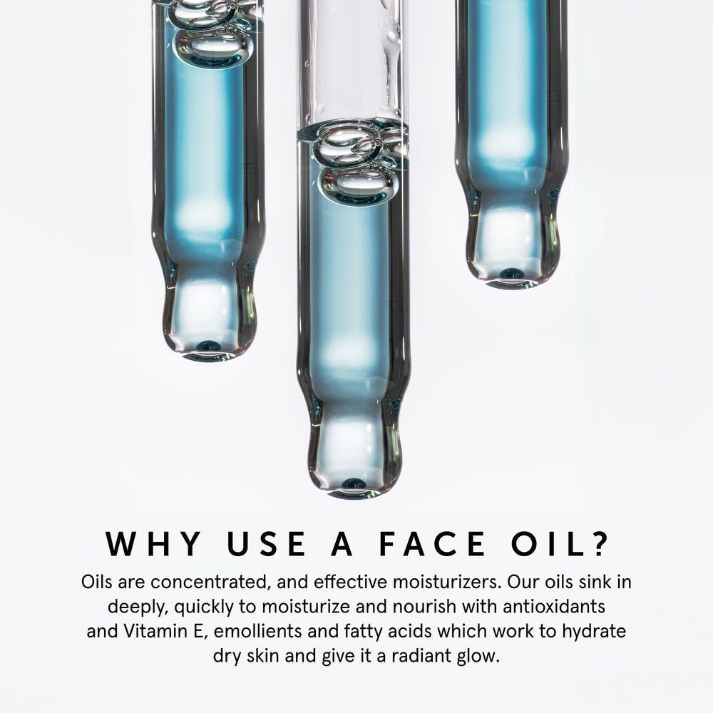 HERBIVORE Lapis Oil Kukui ingredient closeup signals nourishing oils for balanced moisture.