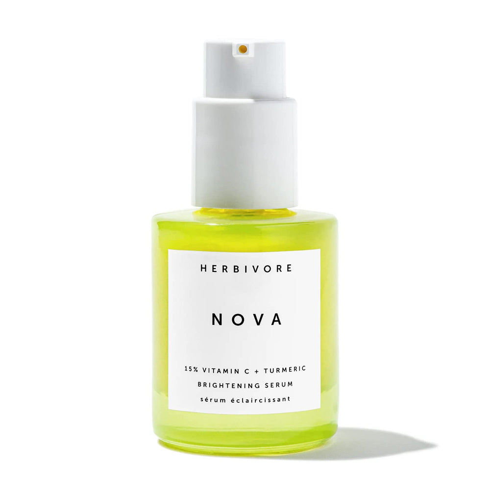 HERBIVORE Nova serum vegan cruelty-free seal highlights ethical skincare
