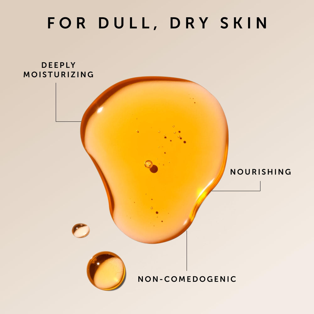 HERBIVORE Phoenix Facial Oil applying on face demonstrates daily nourishing ritual.