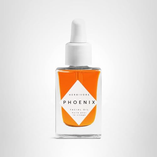 HERBIVORE Phoenix Facial Oil silky finish supports comfortable, smooth skin through the day.