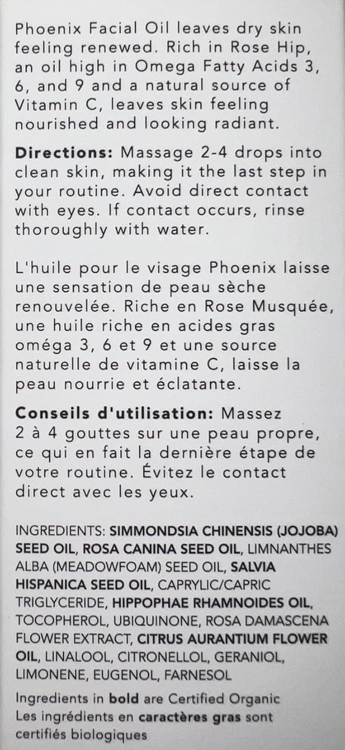 HERBIVORE Phoenix Facial Oil packaging communicates vegan, cruelty-free values and sustainable design.
