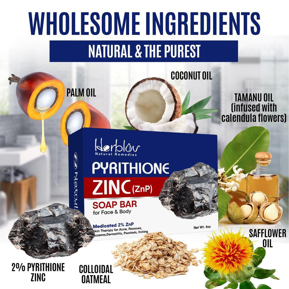 Herblov barra zinc piritione con tamanu y caléndula, calma la piel.