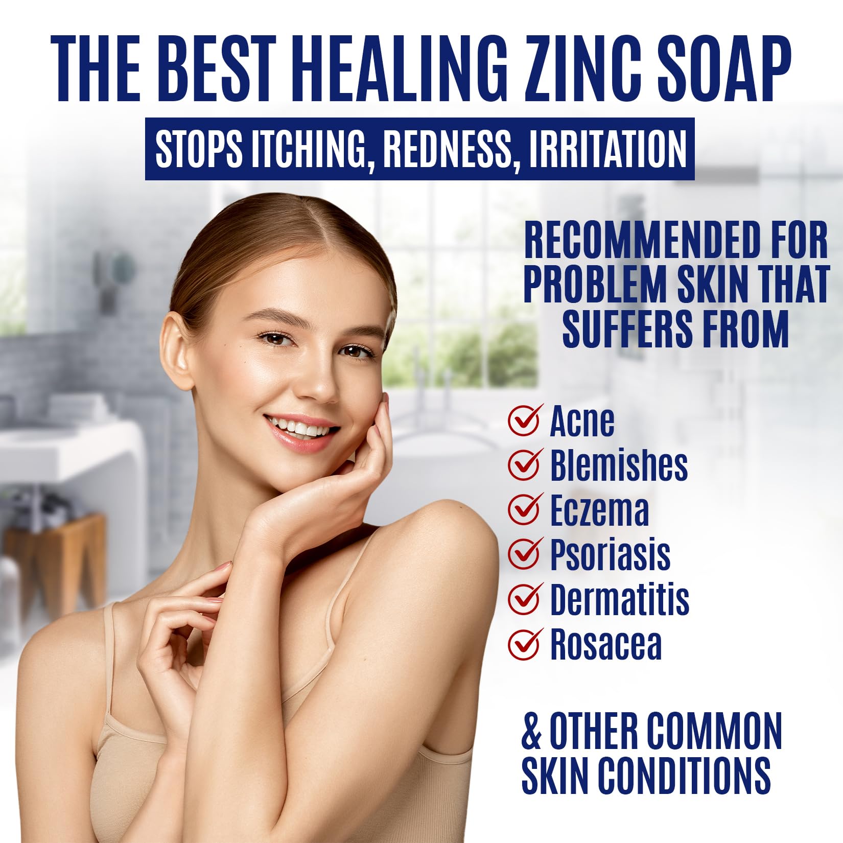 Herblov Pyrithione Zinc Soap Bar body wash use demonstrates head to toe cleansing