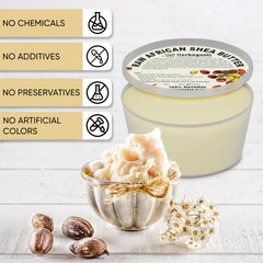 HERBOGANIC shea butter being applied to dry hands