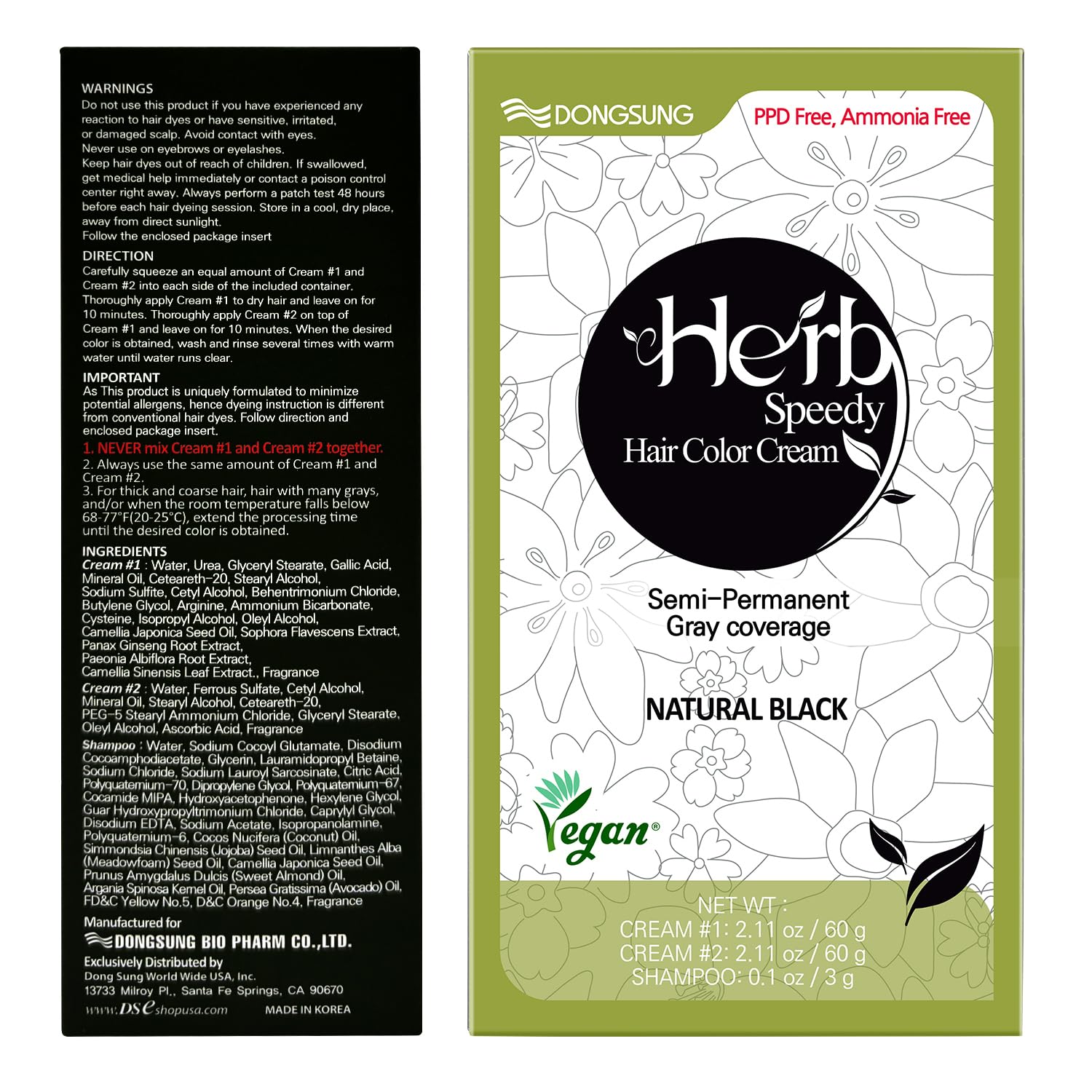 Herb Speedy Color Cream made-in-korea-dongsung-bio-pharm emphasizes trusted K-beauty expertise.