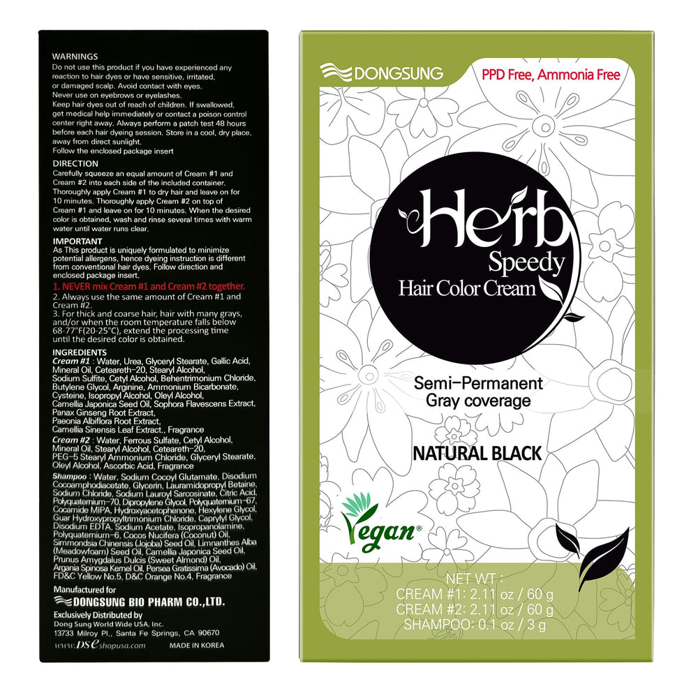 Herb Speedy Color Cream made-in-korea-dongsung-bio-pharm emphasizes trusted K-beauty expertise.