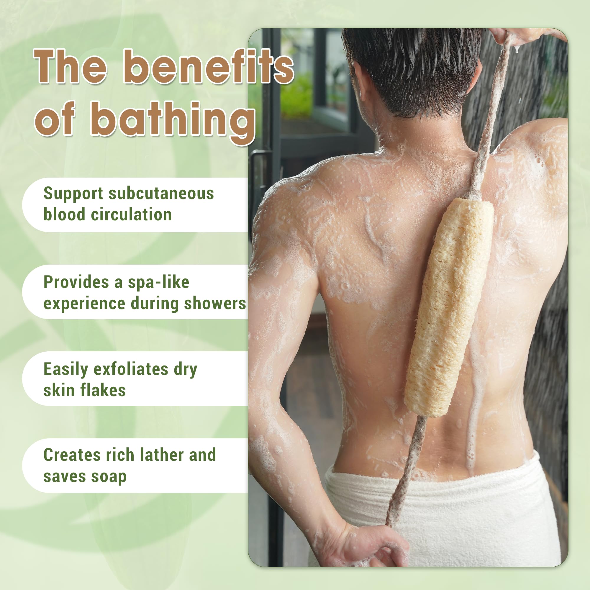Herbvian handcrafted loofah gourd highlights durable, long-lasting cleaning action