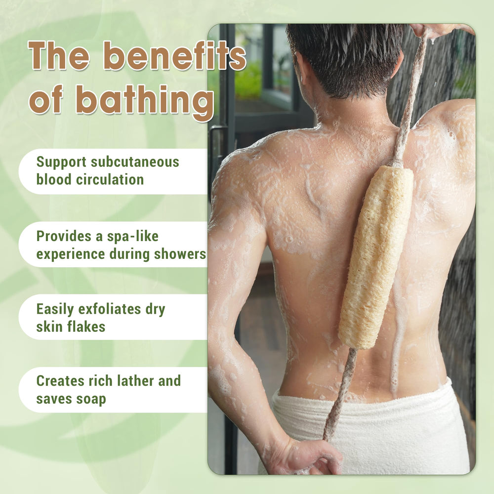 Herbvian handcrafted loofah gourd highlights durable, long-lasting cleaning action