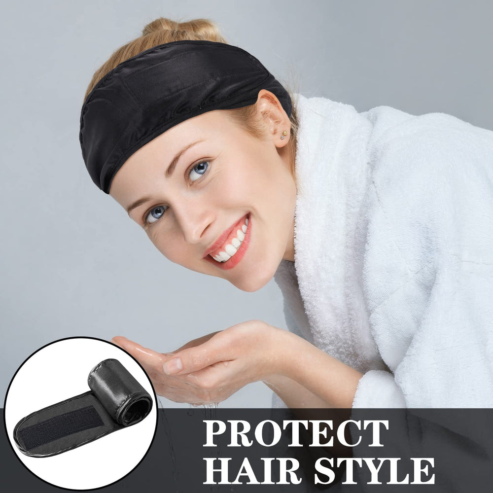 Hercicy makeup-removal headband keeps hair away to simplify cleansing routines.