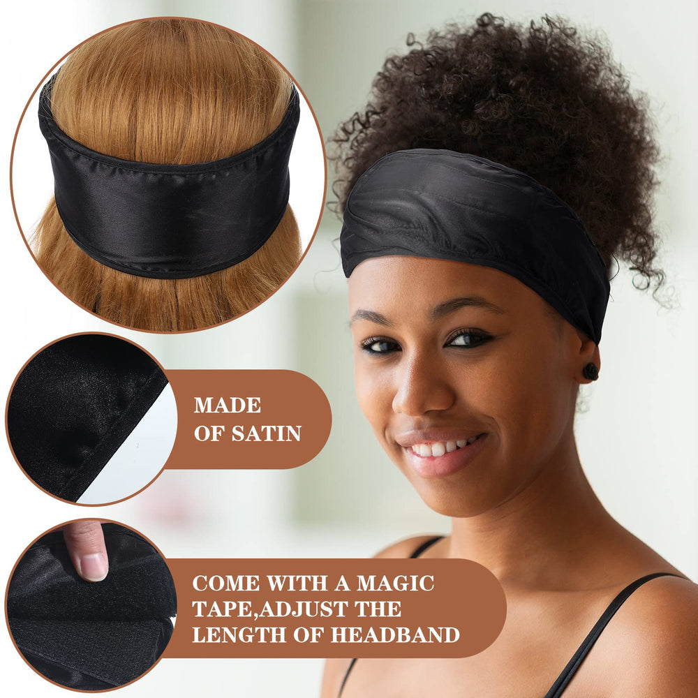 Hercicy satin headband for sleep offers comfortable, tangle-free wear for waking up refreshed.