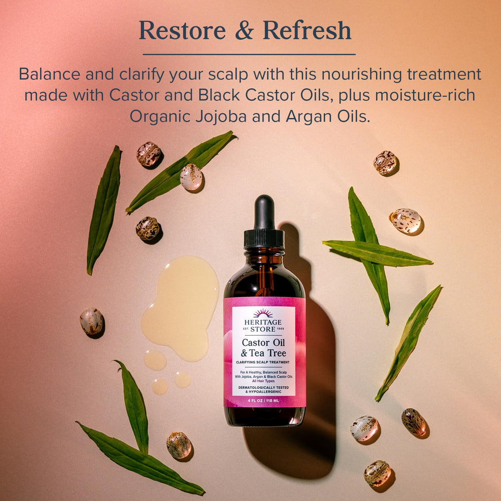 Heritage Store Jojoba and Argan oil blend supports balanced moisture and softness