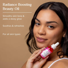 HERITAGE STORE Rose Oil dropper—precise application for nourishing nightly routine.