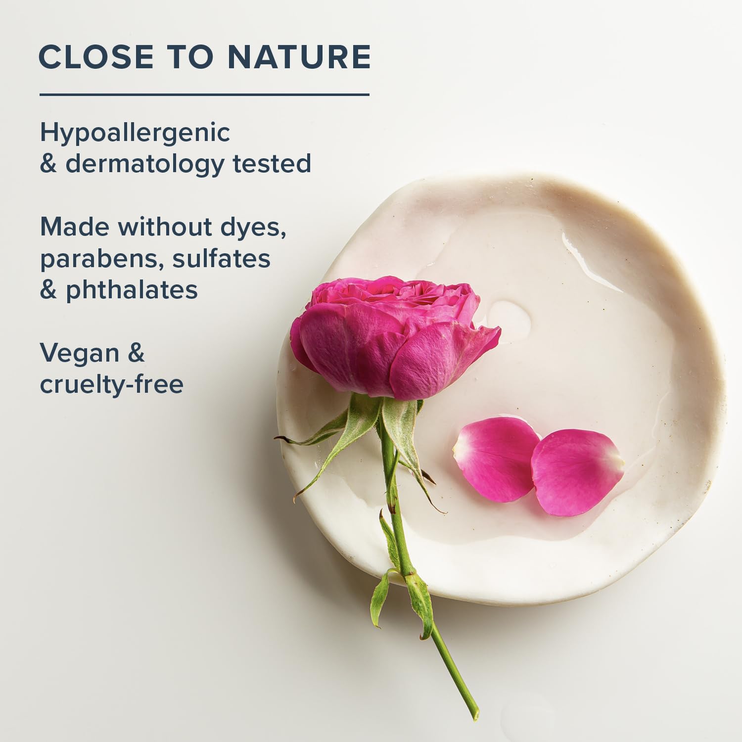 HERITAGE STORE Rosewater Cleanser used in daily routine for refreshing cleanse