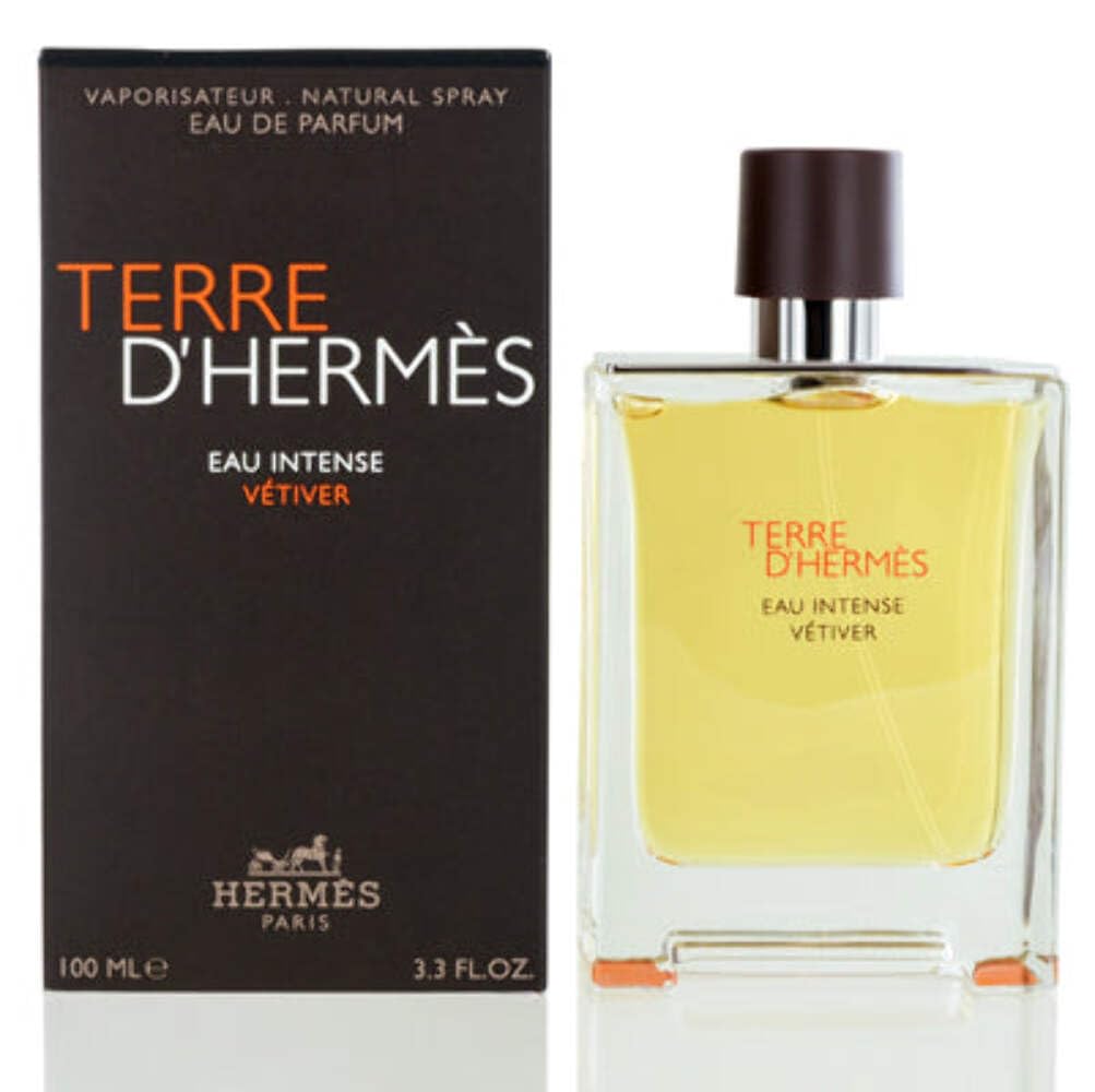 Hermès Terre d'Hermès Eau Intense Vetiver scent vapor highlighting vetiver aroma.