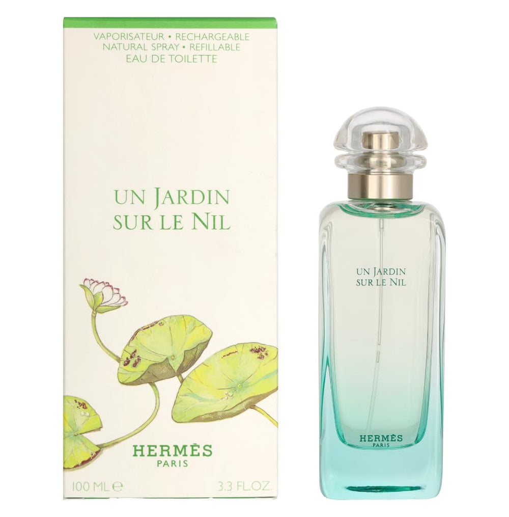Hermès Un Jardin Sur Le Nil bottle front view for everyday wear and fresh elegance.