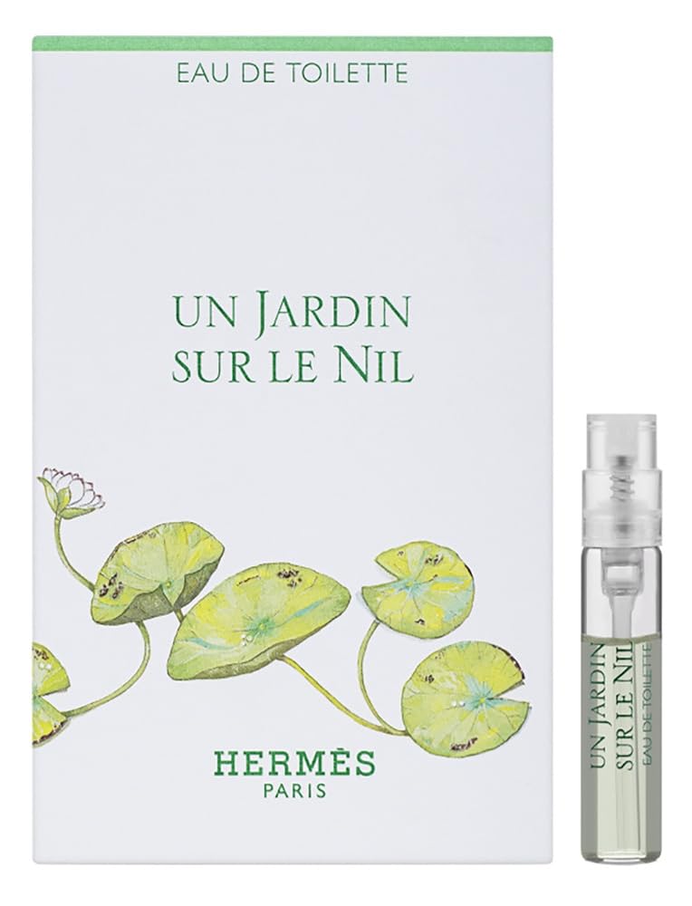 Hermès Un Jardin Sur Le Nil vial—travel-friendly fragrance for elegant everyday allure.