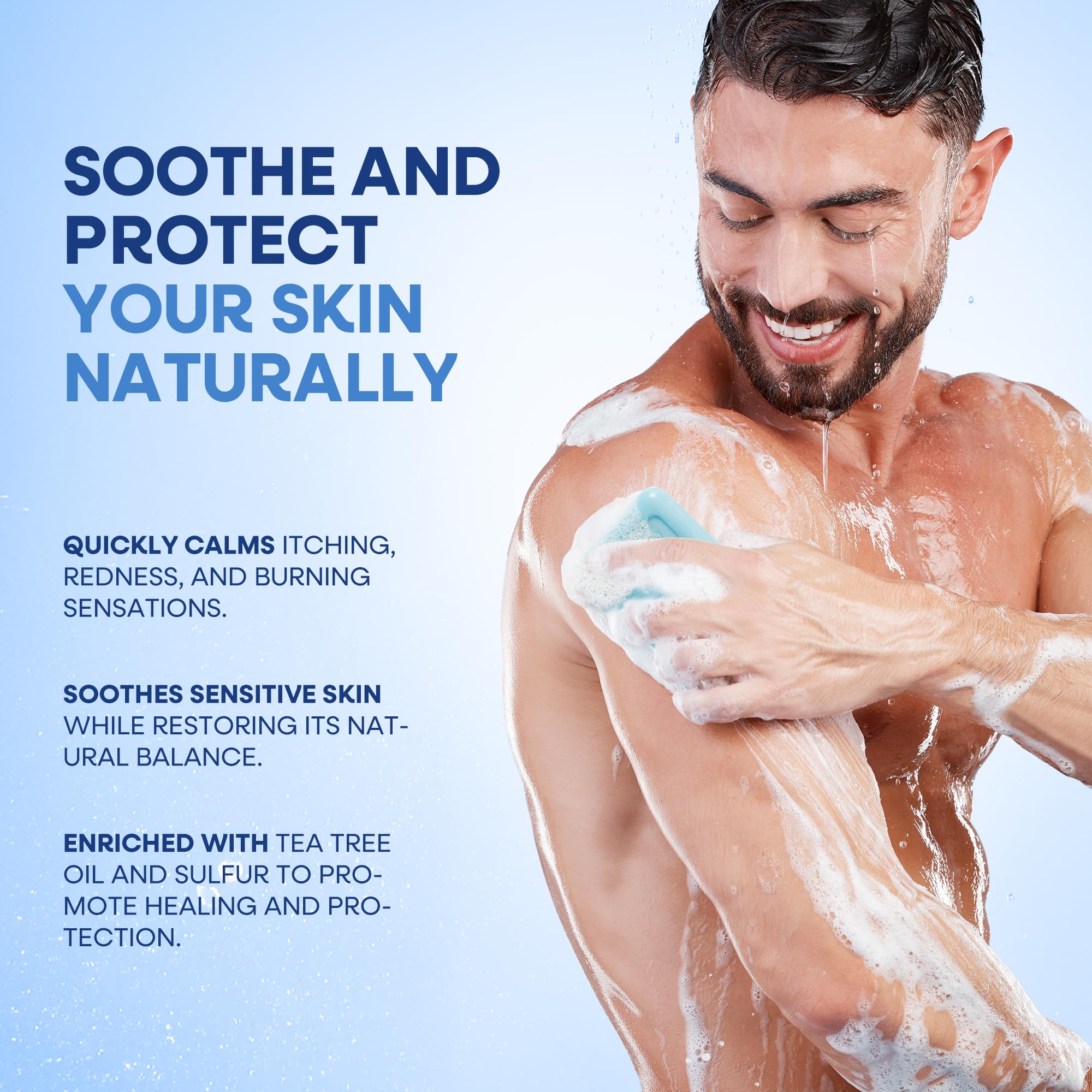 Hermon antifungal soap in gym bag for active lifestyles and routine care.