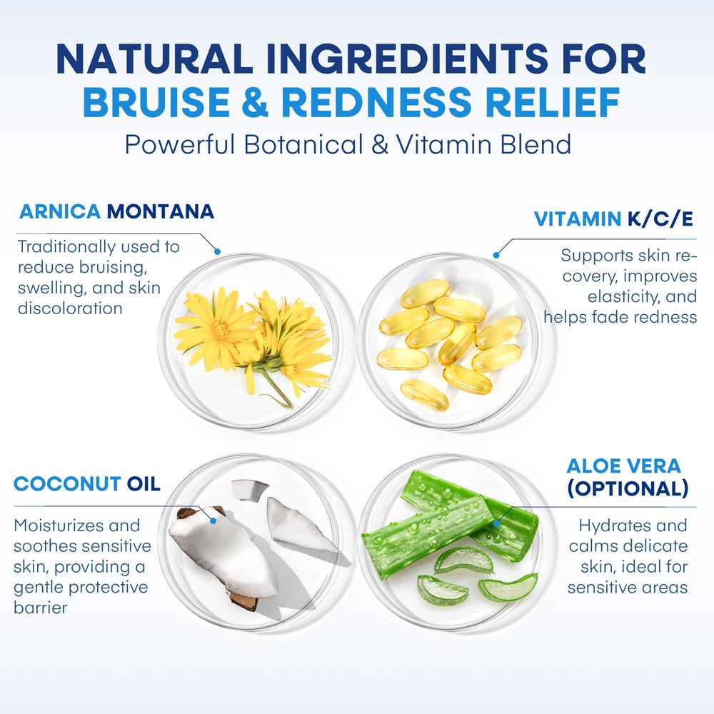Hermon Arnica Bruiscream dispenser in action supports controlled application for sensitive skin
