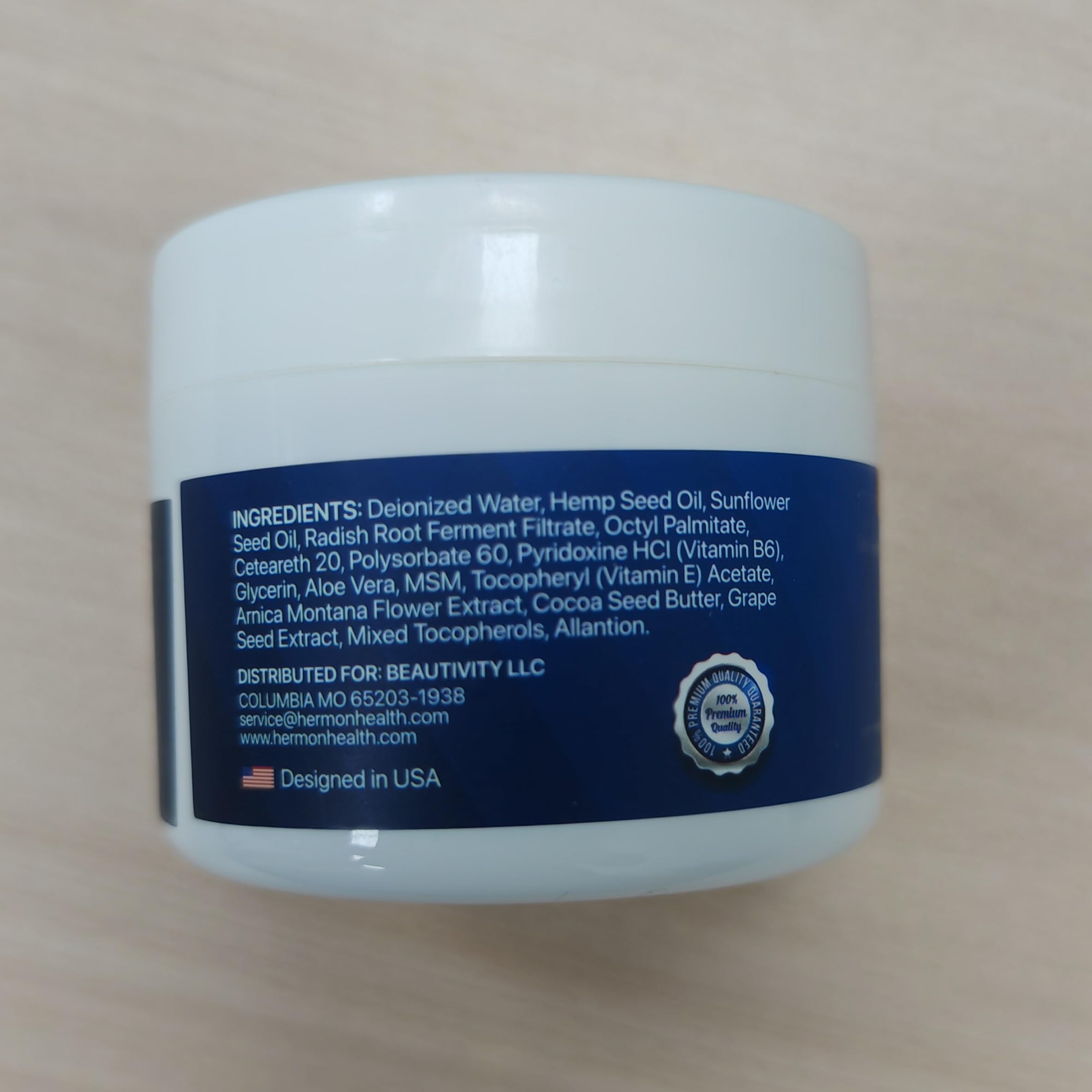 Hermon healthy-looking legs after use suggests refreshed appearance.