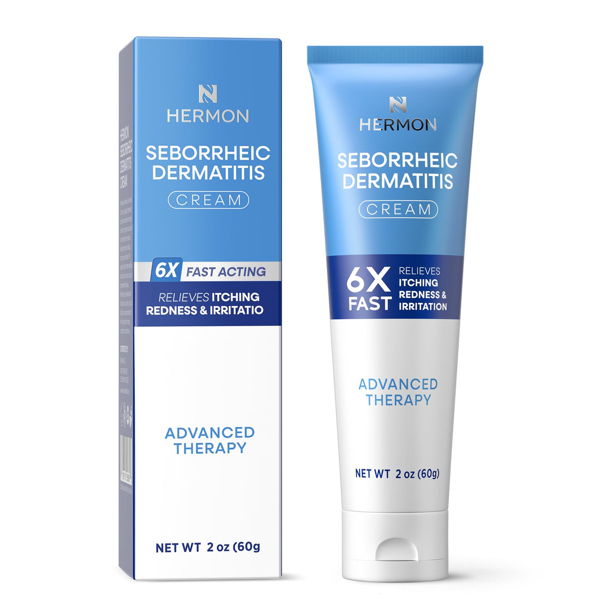 Hermon pack-shot shows soothing cream for daily scalp care