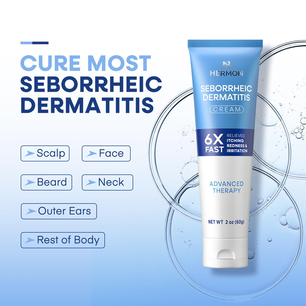 Hermon tube-application demonstrates easy-on application to scalp and skin