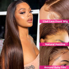 Hermosa 13x4 pre-plucked hairline illustrates ready-to-wear natural appearance.