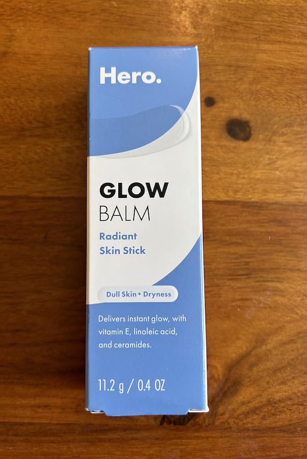Hero Cosmetics Glow Balm dry-skin detail showing nourished texture.
