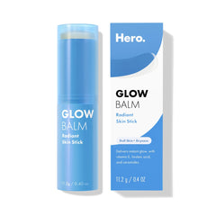 Hero Cosmetics Glow Balm twist-stick for quick glow touch-ups.