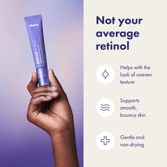 Hero Cosmetics Rescue Retinol balm-complex with squalane close-up emphasizes nourishing, calm skin