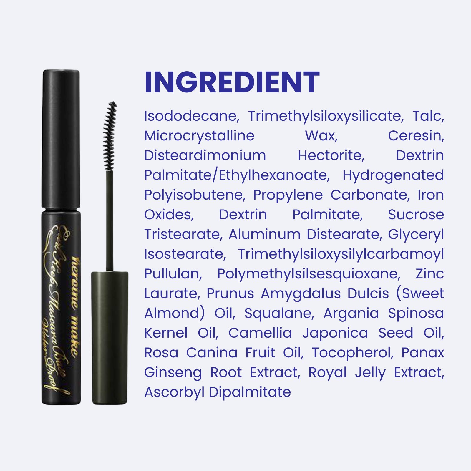 Heroine Make Clear Mascara Base humidity-resistance for lasting look