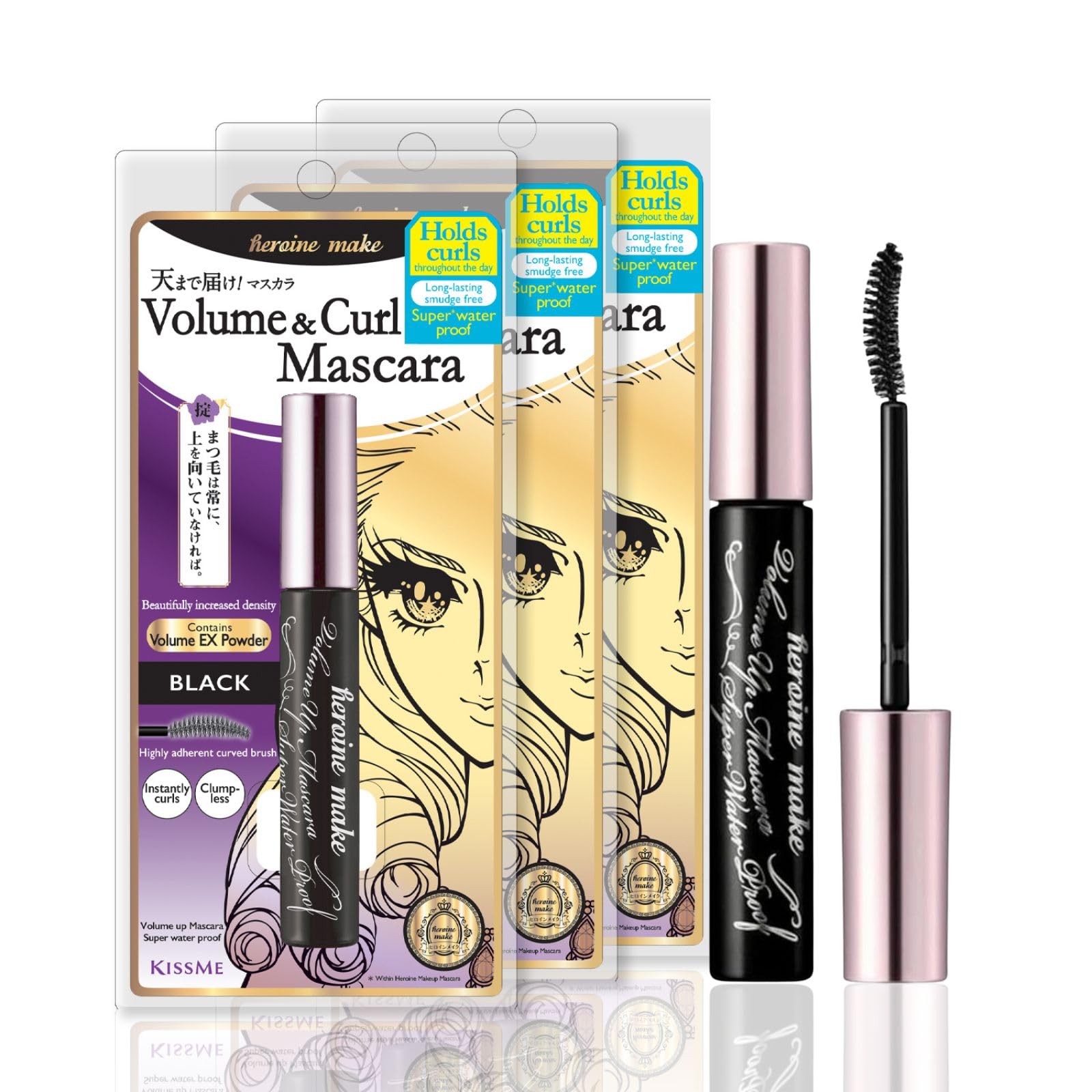 Heroine Make KissMe easy removal with standard makeup remover