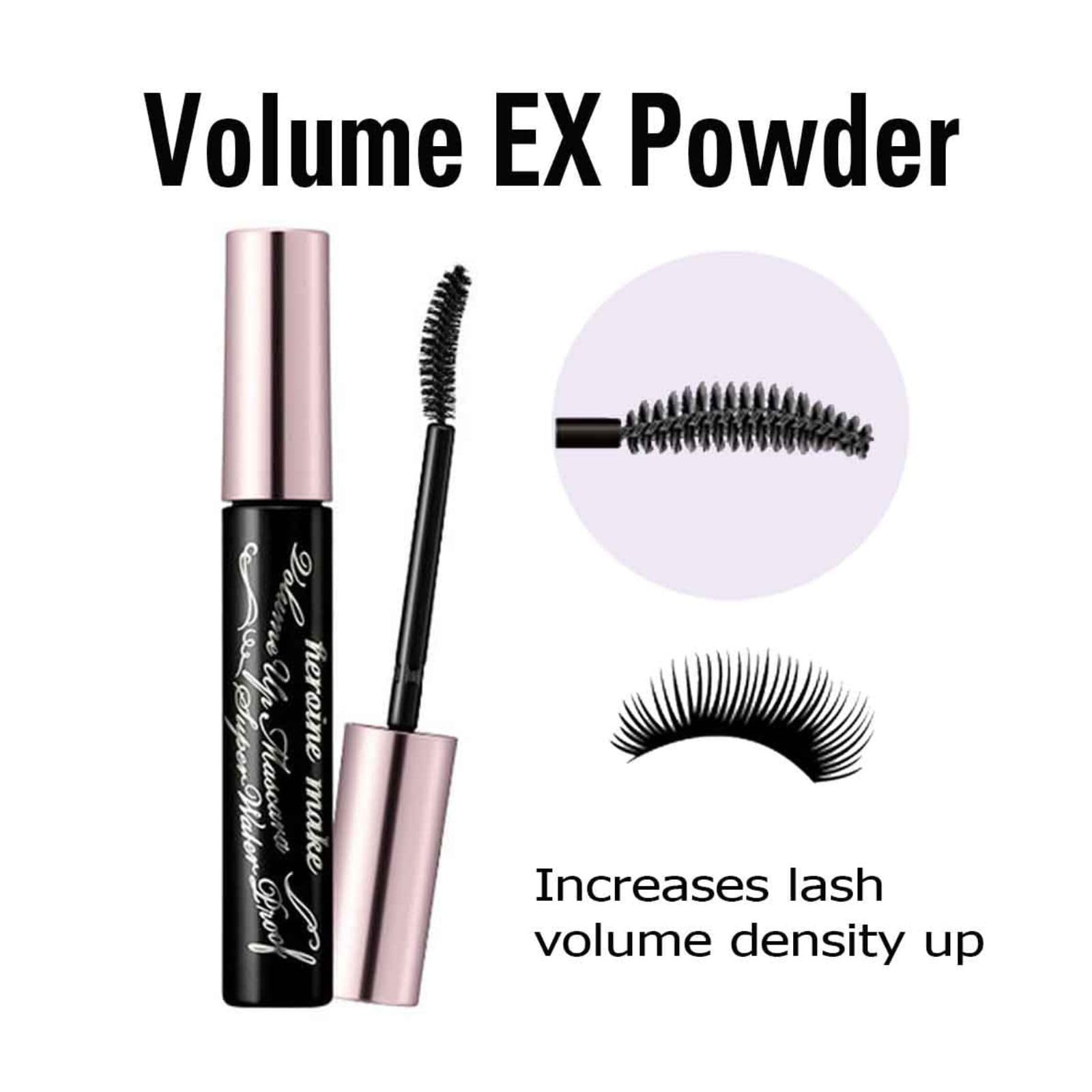 Heroine Make KissMe smudge-proof formula keeps eye makeup clean