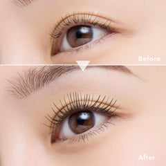 Heroine Make Lash Hype on-eye 3D lashes show volume and definition.