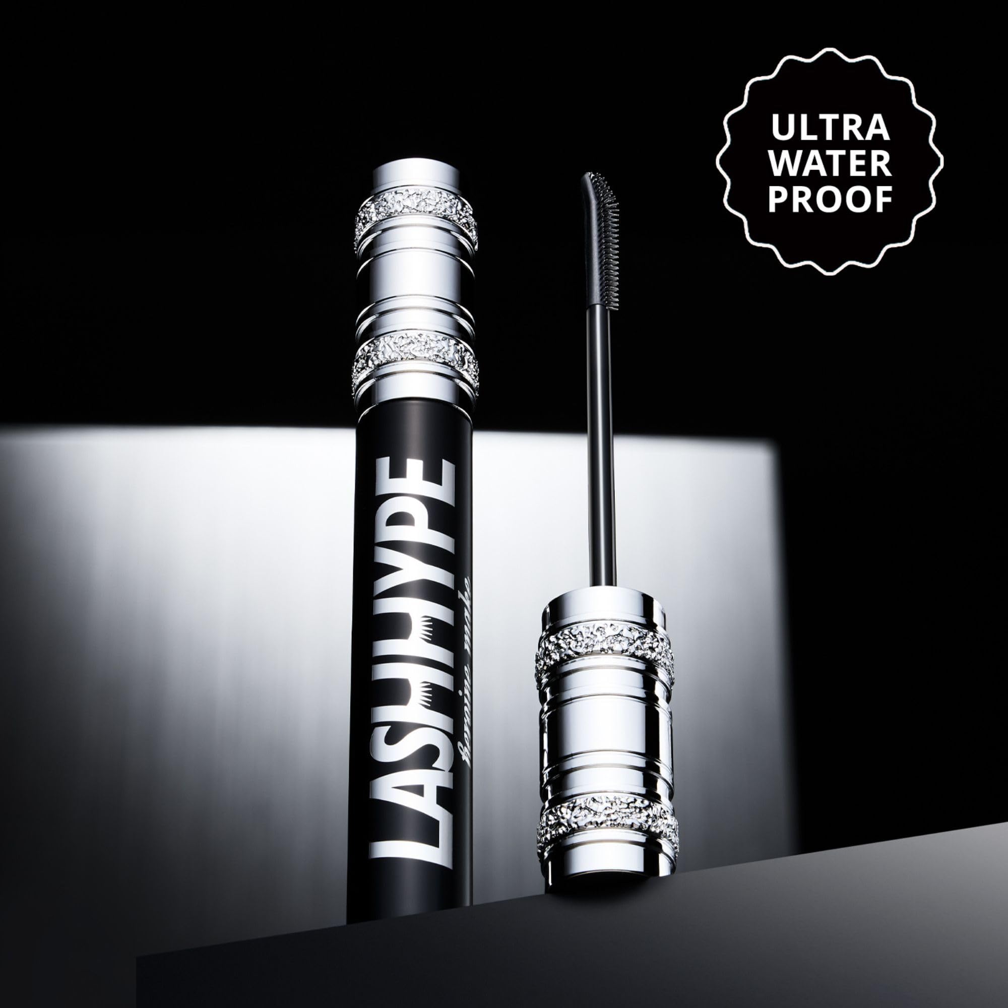 Heroine Make Lash Hype brush lift detail demonstrates root-to-tip control for defined lashes.
