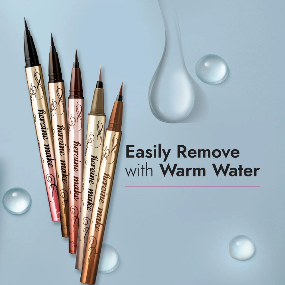 Heroine Make liner fast-drying, flake-free formula for smooth application.