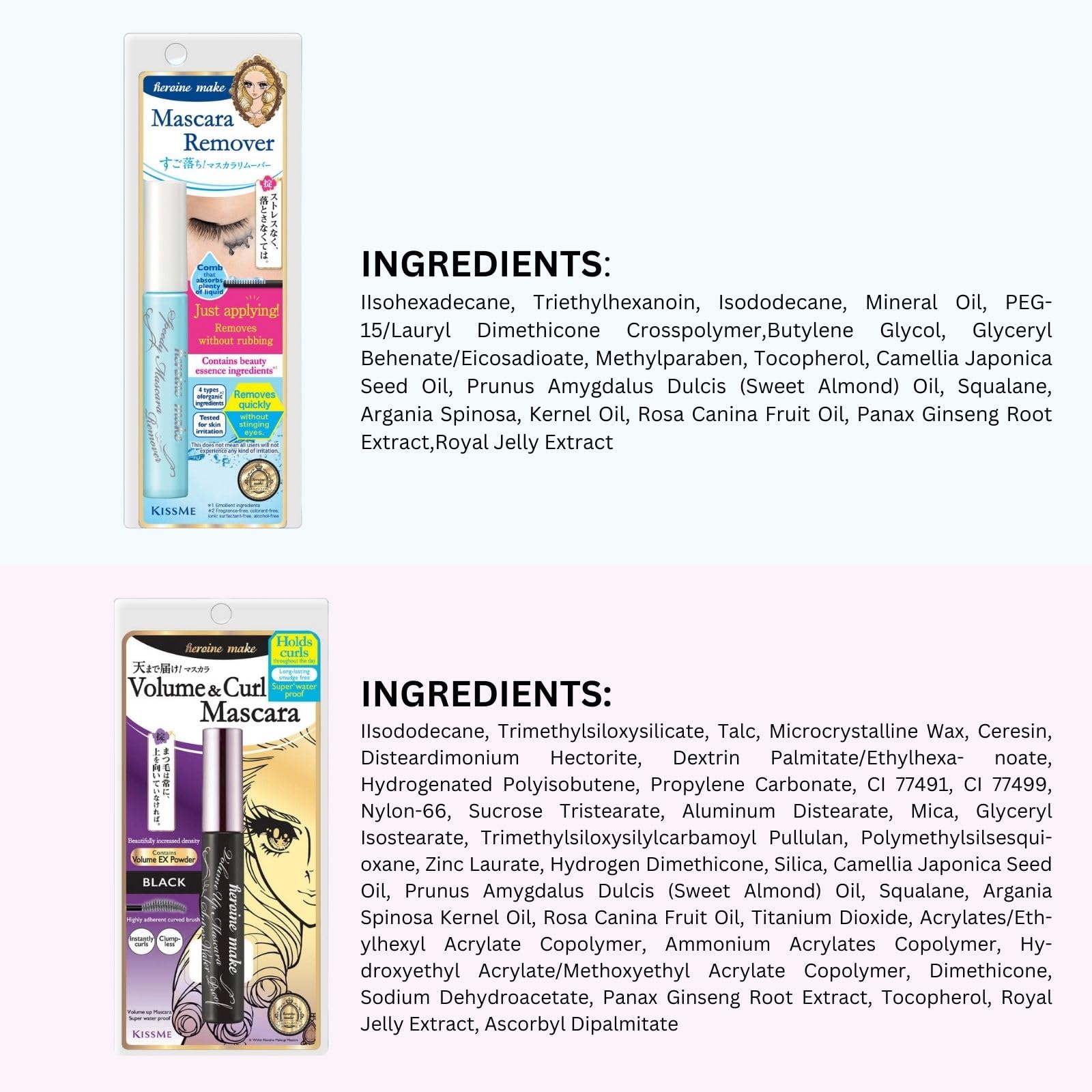 Heroine Make Long-Lasting Lash Look suitable from day to night.