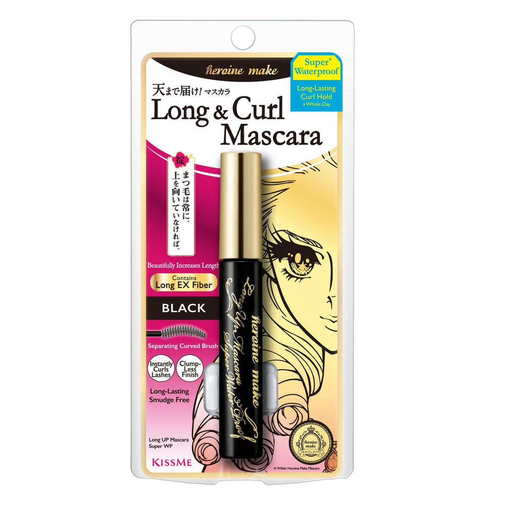 Heroine Make Mascara resistente al agua para uso diario y sin manchas