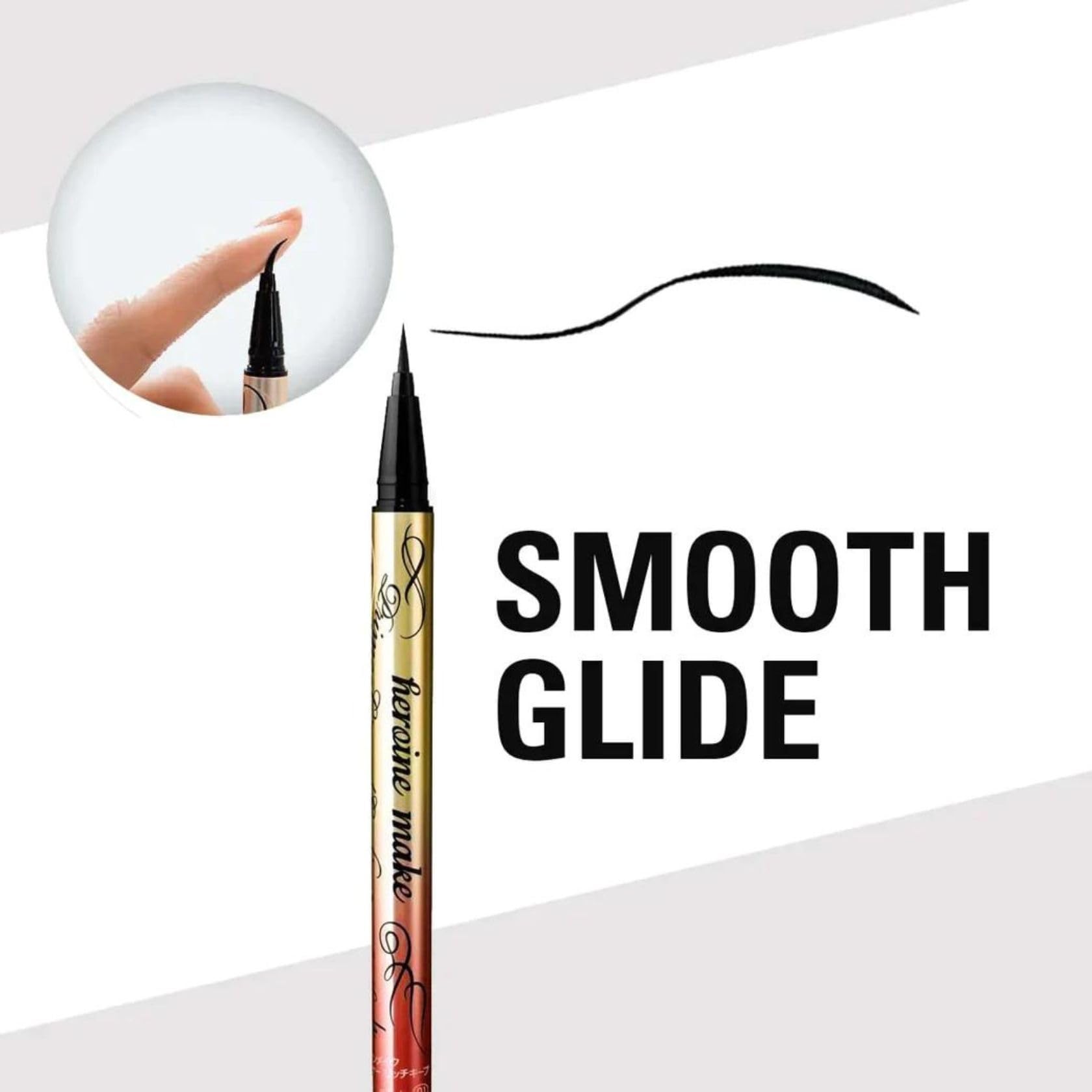 Heroine Make smudge-proof eyeliner shows all-day hold in humid conditions.