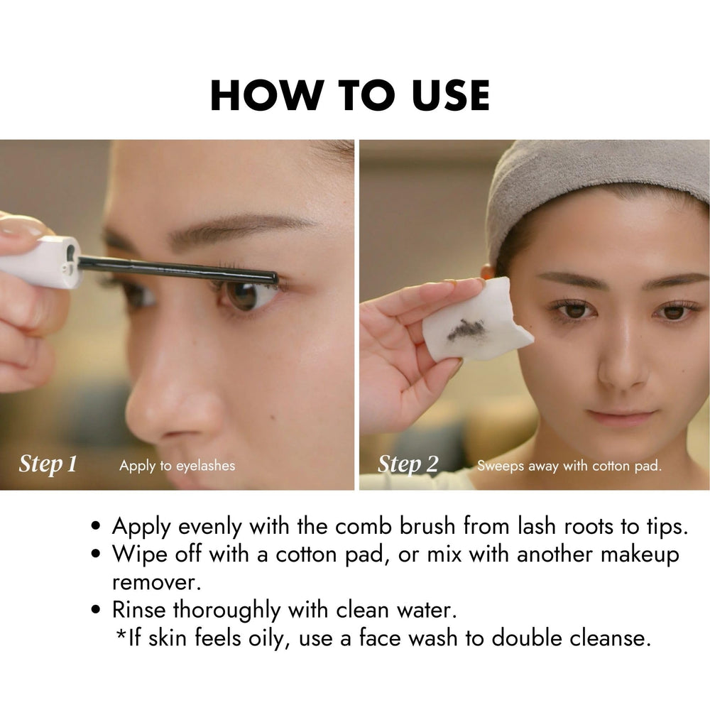 Heroine Make Speedy Mascara Remover travel-friendly compact design for on-the-go makeup removal.