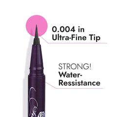 Heroine Make waterproof smudge-proof eyeliner in action for all-day wear