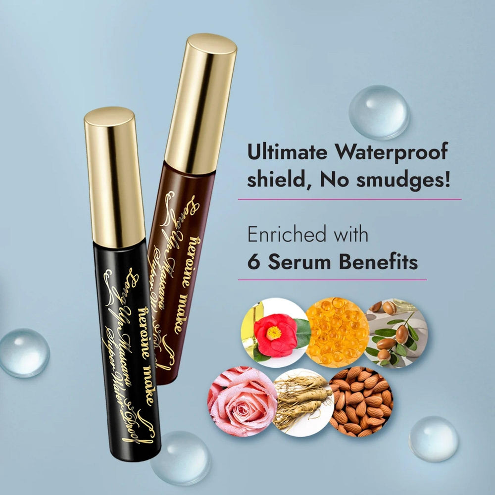 Heroine Make all-day-hold mascara suits office to outdoors without touch-ups.