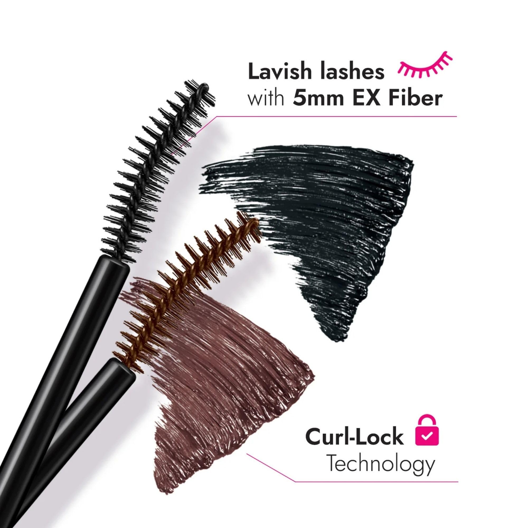 Heroine Make mascara elongates and defines for natural yet dramatic flutter.