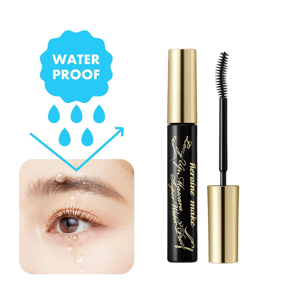 Heroine Make smudge-proof formula keeps lashes clean and fresh during long days.