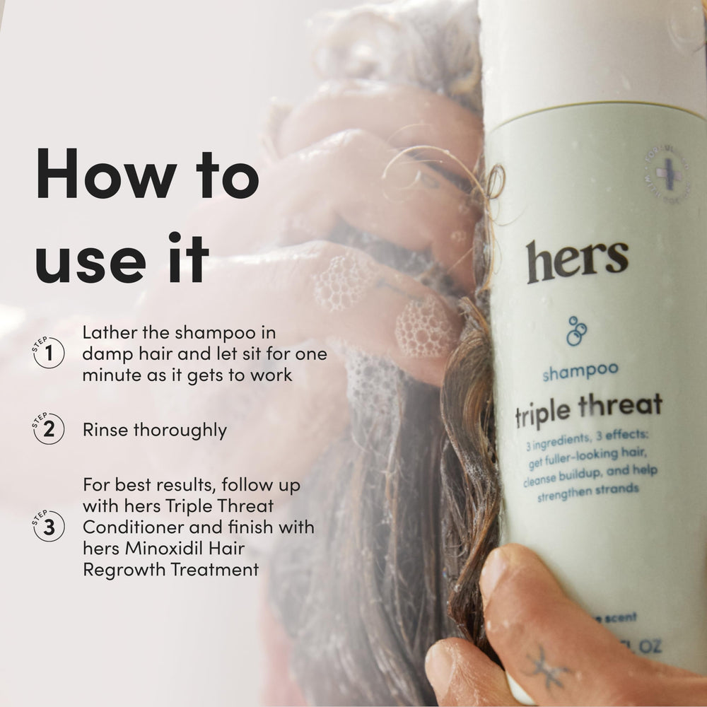 Hims & Hers pumpkin-seed-oil shot suggests natural ingredient benefits for hair vitality.