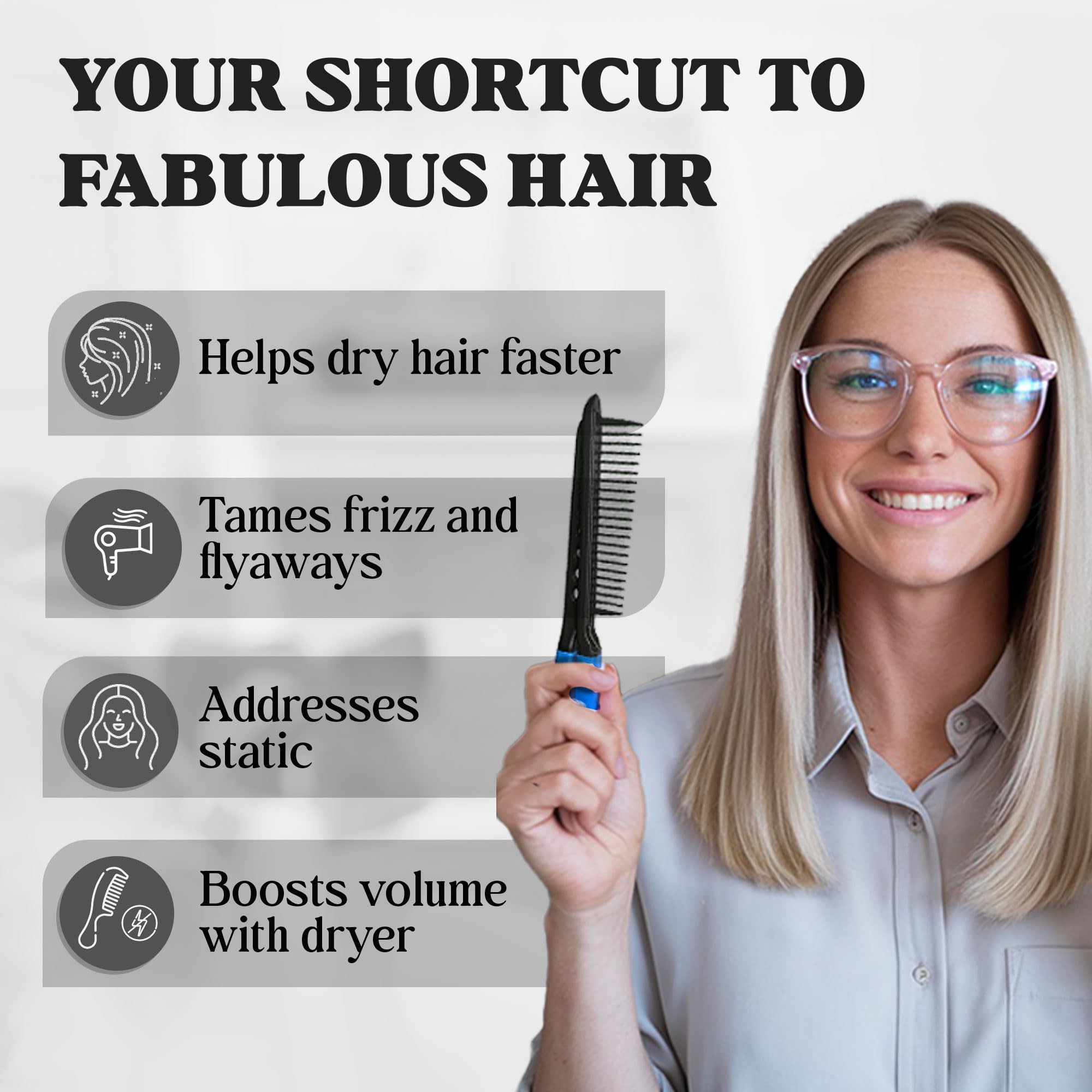 HerStyler straightening comb is easy-clean for quick maintenance