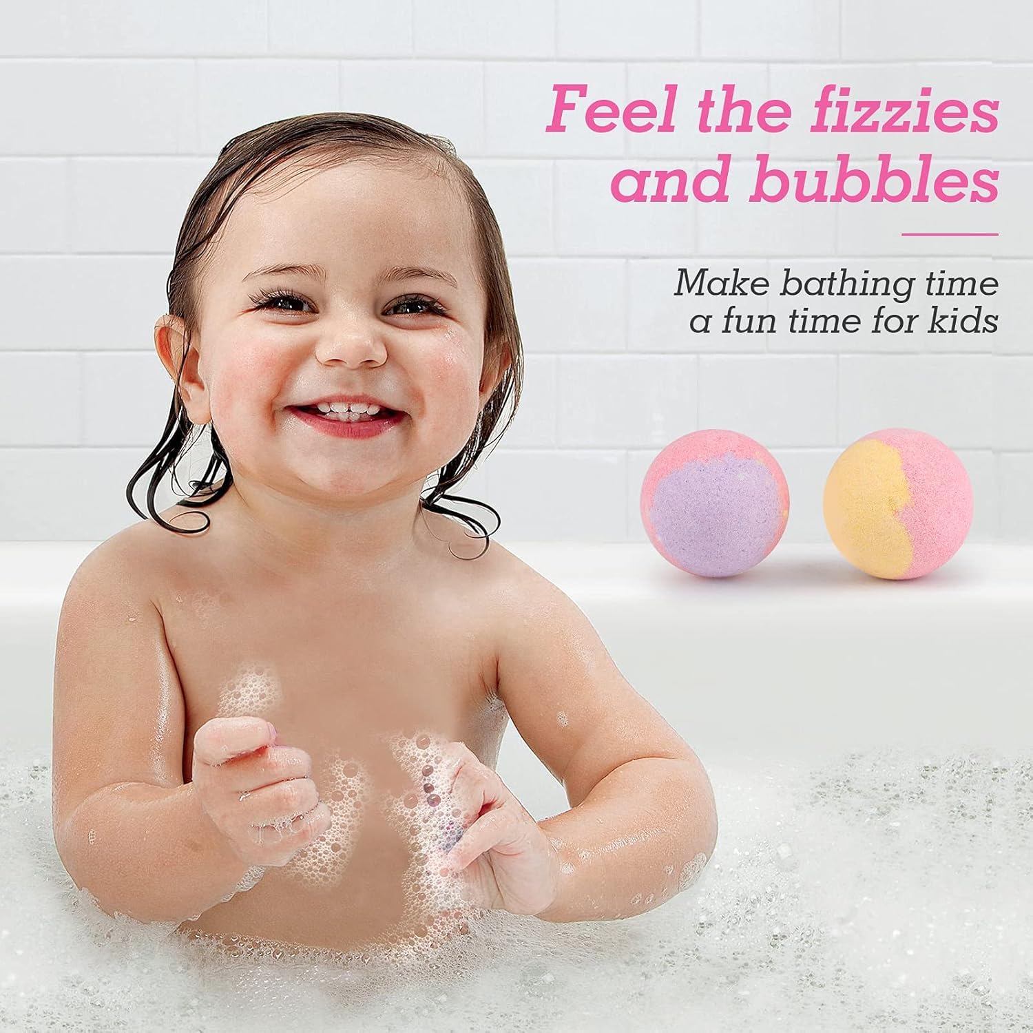 HESORIX White Tea Chamomile Bath Bombs—gentle formula for sensitive skin.