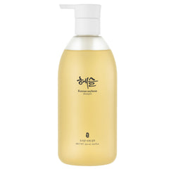 Hesul Korean Soybean Shampoo bottle front for daily scalp care.