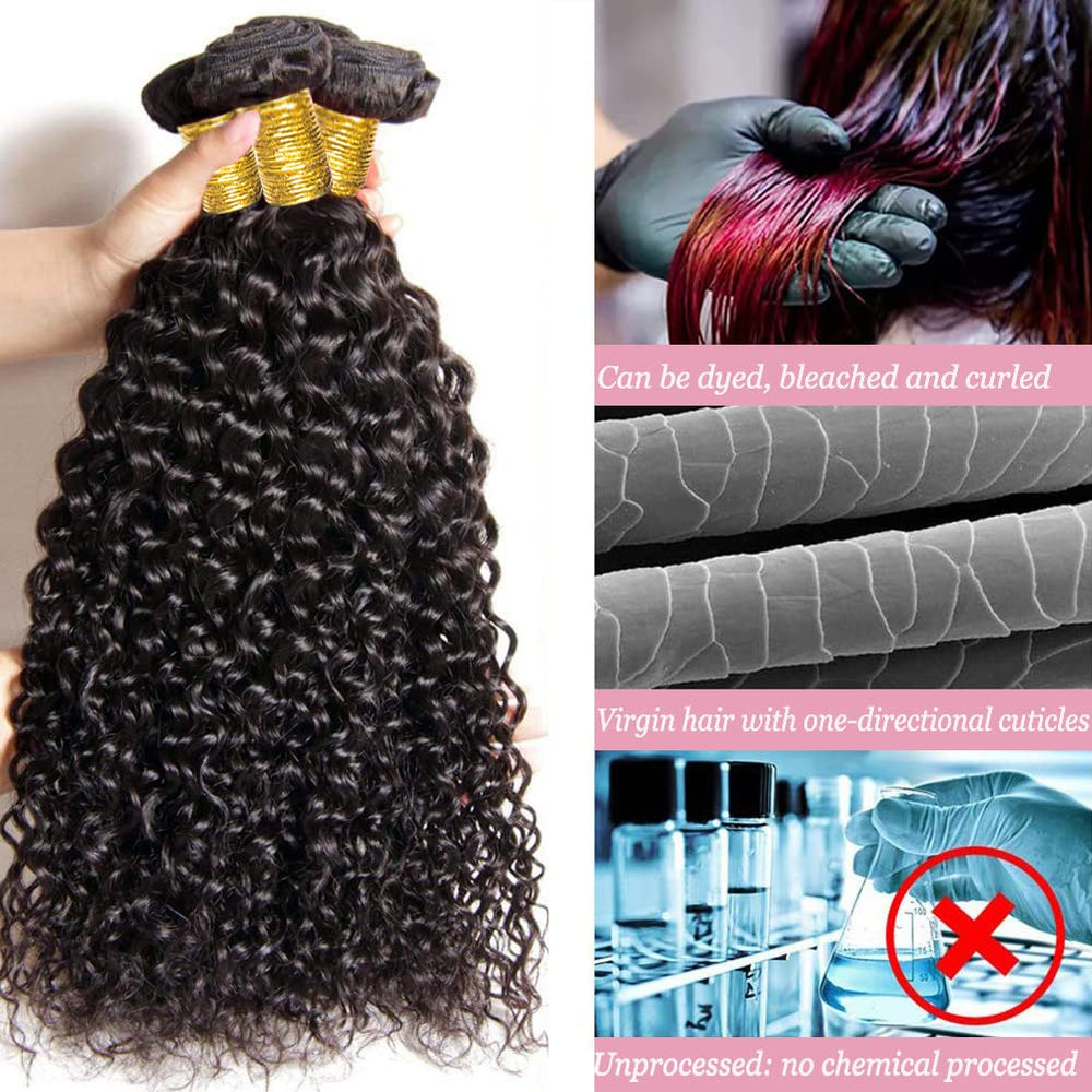 Hetnear natural black deep curly hair blends with roots for easy everyday looks.
