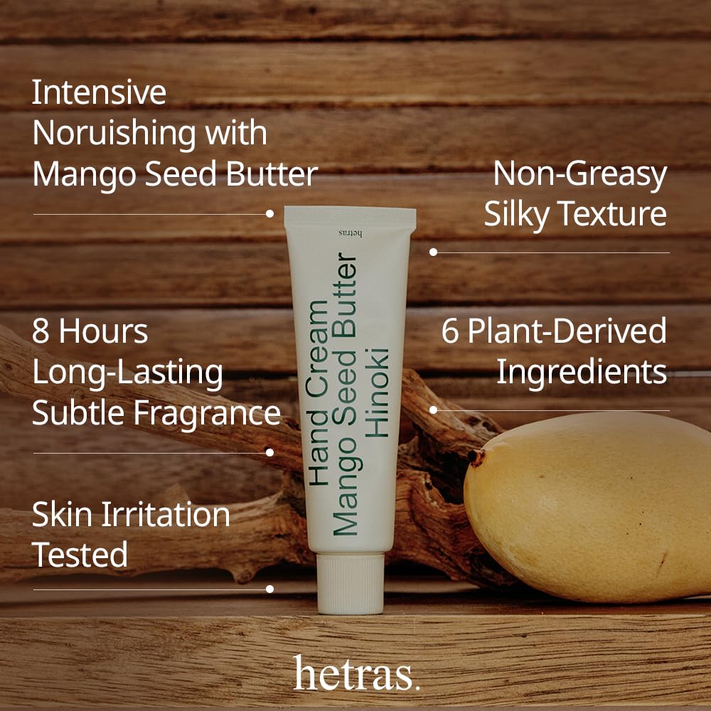 hetras hinoki cream texture demonstrates silky, fast-absorbing moisture