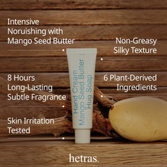 hetras perfume hand cream Muhwagwa on wrist, long-lasting aroma adds subtle luxury